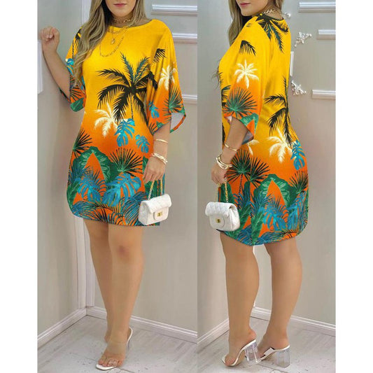 Nuevo vestido estampado de moda verano 2024 - EspaƱa
