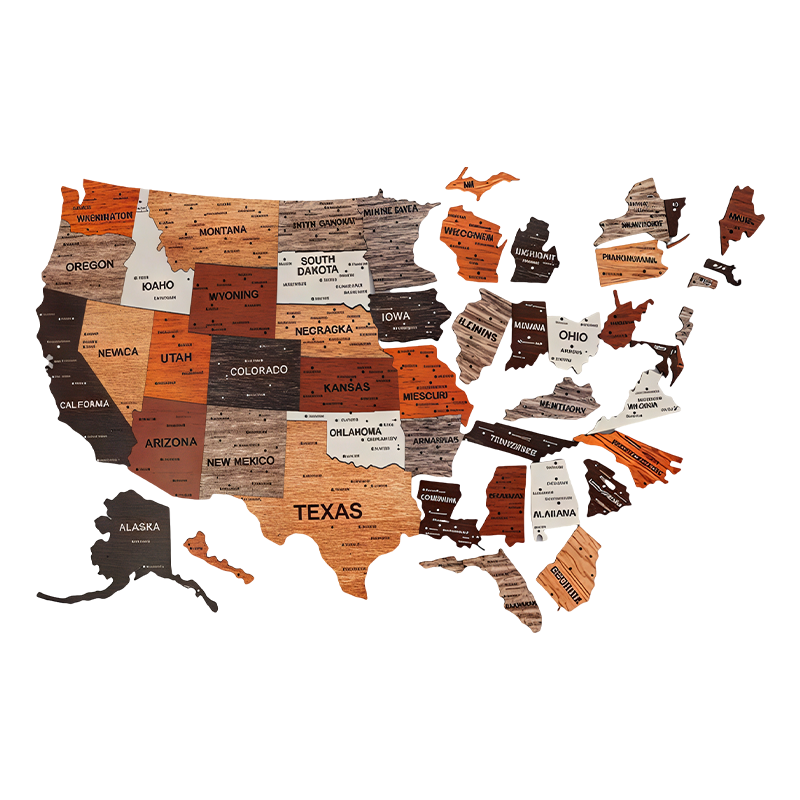 Graddi United States Map Puzzle