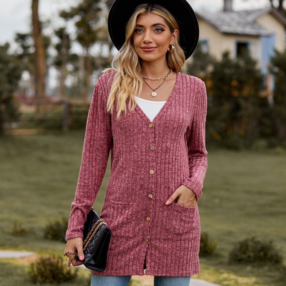 Sweaters for Women Cardigan Dressy Solid Open Front Long Knited Cardigan Sweater Fashion Loose Fit Coat Tops
