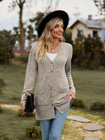 Sweaters for Women Cardigan Dressy Solid Open Front Long Knited Cardigan Sweater Fashion Loose Fit Coat Tops