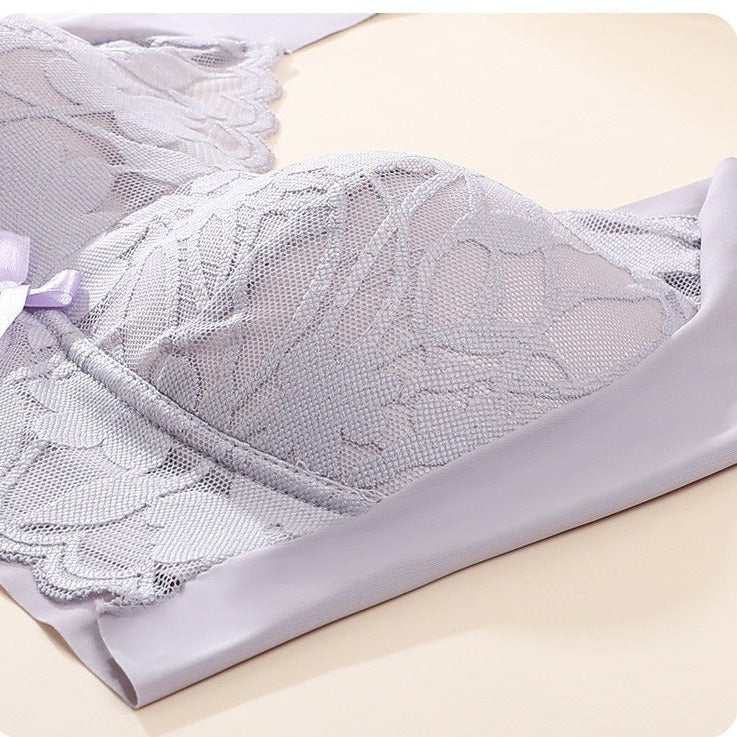 Women's Ultra-thin Lace Comfortable Fixed Cup Anti-sagging Underwear
