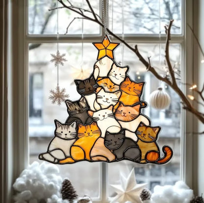 Grishay™ Meowy Catmas Suncatcher