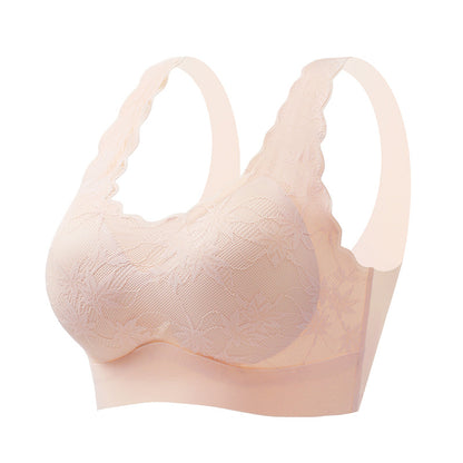 Women's seamless lace wide shoulder underwear